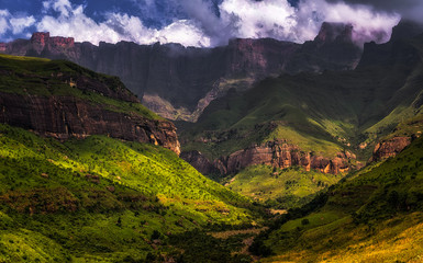 Fototapeta premium Royal Natal National Park in the Drakensberg South Africa
