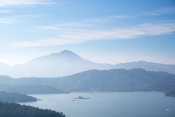 Fototapeta premium 台湾日月潭の風景