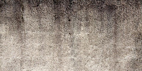 Brown grungy wall stone concrete texture background dirty panorama banner