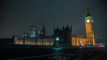 photograph of big ben in london england at night