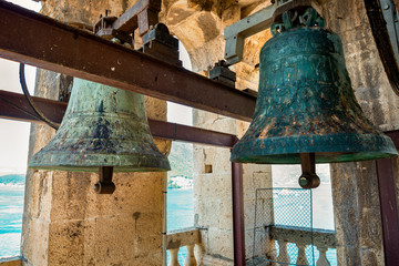 Obraz premium Old bells in a tower