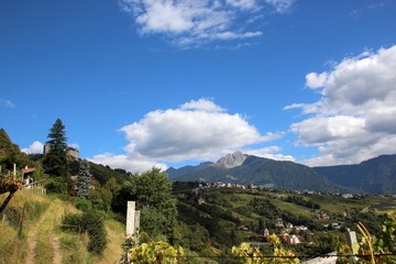Fototapeta na wymiar Blick Dorf Tirol