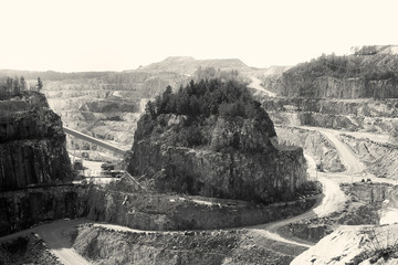 Largest (lime) quarry in Nordic countries at Parainen, Finland.