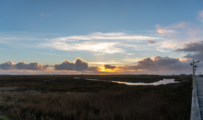 sankt peter ording, germany view on the beach