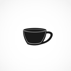 cup of coffee icon. isolated icon on white background for web and mobile