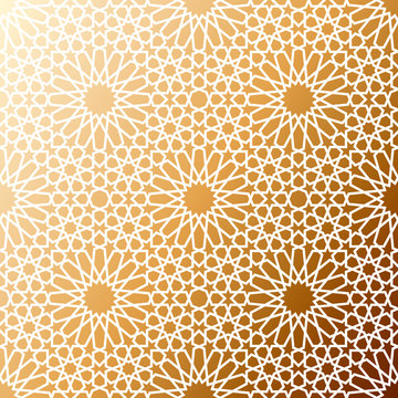 Arabic islamic eastern oriental traditional seamless pattern. Girih ornament moroccan mosaic tile. Authentic oriental arabian style. Traditional muslim geometric building decorative architectural elem