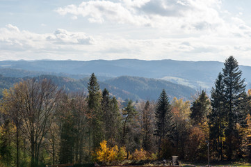 Parkowa Mountain in Krynica Zdrój
