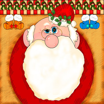 Santa Claus cartoon