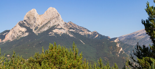 Peak of a Pyrenean mountain