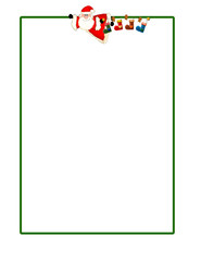 Santa frame