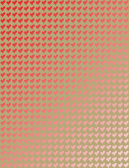 Seamless red heart pattern