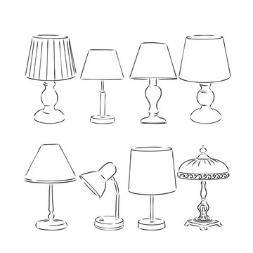 Lamp Sketch Images  Browse 78585 Stock Photos Vectors and Video  Adobe  Stock