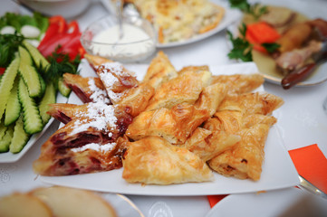 Delicious fresh and healthy wedding food