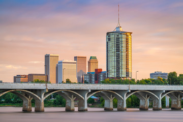 Tulsa, Oklahoma, USA on the Arkansas River