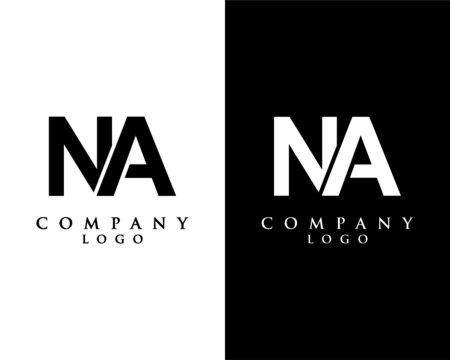 NA, AN initial letter logotype company logo design vector