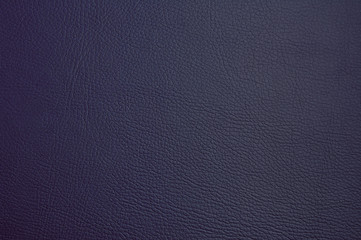 Blue old dermatin. Dark faux leather. Close-up. Background. Texture.