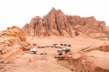Camp at Wadi Rum Desert, Jordan