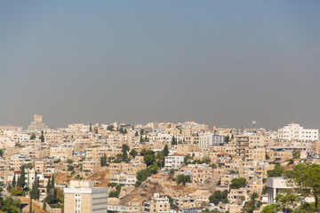 Fototapeta premium Panorama view of Amman, the capital of Jordan
