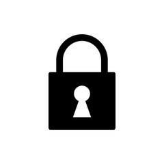 Padlock icon vector