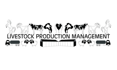 livestock production management logo