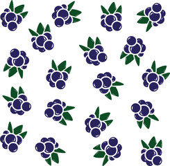 Fototapeta na wymiar Fresh berries background. Blue berries seamless texture. the concept of vegetarianism. Vitamins Wallpaper