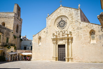 Fototapeta na wymiar Catholic Cathedral of Santa Maria Annunziata. Italy, Puglia, Province of Lecce, Otranto