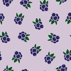 Fresh berries background. Blue berries seamless texture. the concept of vegetarianism. Vitamins Wallpaper
