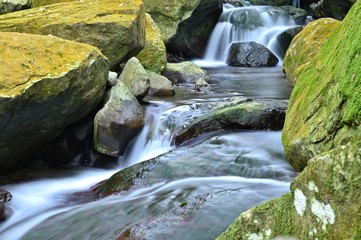 Breathtaking Qingshan Waterfall in Taiwan.