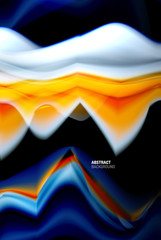 Liquid gradients abstract background, color wave pattern poster design for Wallpaper, Banner, Background, Card, Book Illustration, landing page