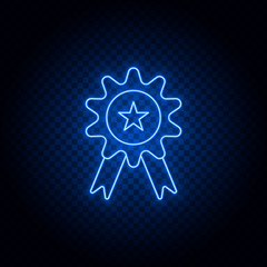 American, day, holiday, reward gear blue icon set. Abstract background with connected gears and icons for logistic, service, shipping, distribution, transport, market, communicate concepts
