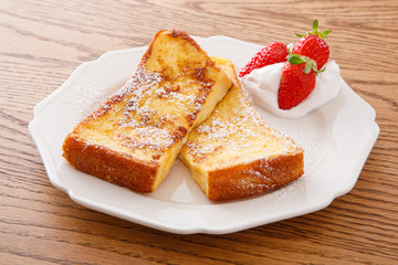 フレンチトーストとデザート
