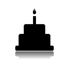 Birthday cake icon