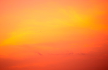 Spectacular tropical skies after the sunset. Colorful nature background.