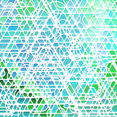 abstract vector stained-glass mosaic background