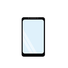 smartphone screen in a flat style. remote remote communication, Internet, applications. icon sticker poster