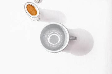 Hot cocoa and marshmallows. 