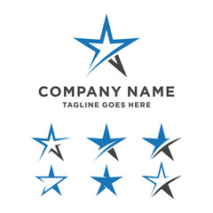 Star icon Template vector illustration design