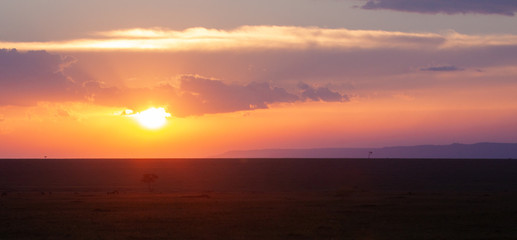 African sunrise