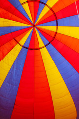 Fototapeta premium Inside a hot air balloon