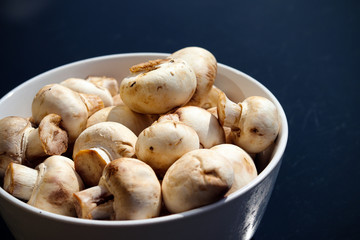 A pile of fresh mushrooms