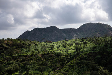Tradtional huts in Bankouale