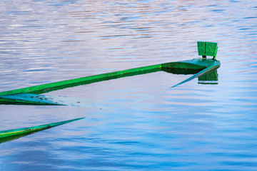 Narwiański Park Narodowy. Rzeka Narew. Szosa Kruszewska, Waniewo, Kurowo, Podlasie, Polska © podlaski49