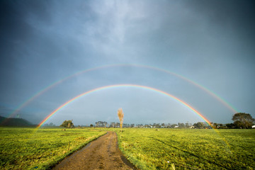 Double Rainbow, Karamea, West Coast, New Zealand
ダブルレインボー in ニュージーランドの秘境「カラメア」
