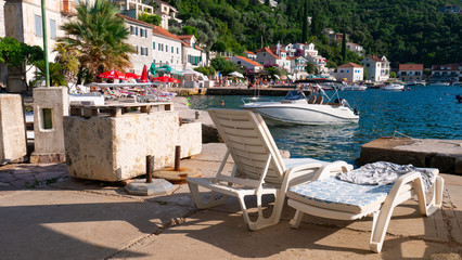 Rose Resort -  August 6, 2019, Lustica peninsula, Kotor Bay, Montenegro, Europe.