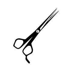 Barber scissor icon