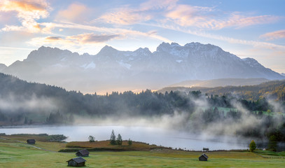 morning in the mountains