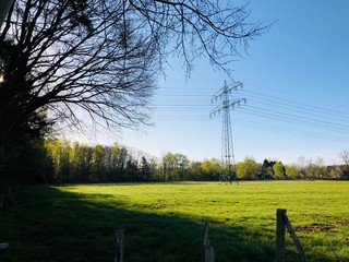 high voltage power line:
