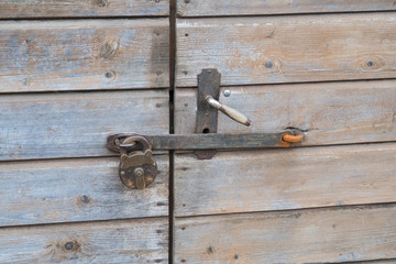 Locked door. The store is temporarily not working.