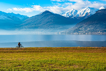 Bike tour on Lake Como