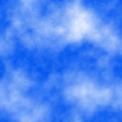 Naklejka na ściany i meble Background with seamless clouds pattern. Colors: periwinkle, cerulean, cornflower, wild blue yonder, blue bell.